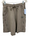 Aelfric Eden Size M Gray Cotton Blend Elastic & Drawstring Waist Short Set Gray / M