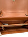Valentino Orlandi Brown PVC Faux Leather Flap Magnetic Snap Closure Bag Brown
