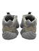 Yeezy Adidas Shoe Size est 9 Gray textile upper Suede Detail Mesh Laced Sneakers Gray / est 9
