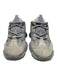 Yeezy Adidas Shoe Size est 9 Gray textile upper Suede Detail Mesh Laced Sneakers Gray / est 9