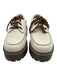 Timberland Shoe Size 9 Cream White Leather Upper Laced Detail Lug sole Loafers Cream White / 9