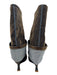 AZALEA WANG Shoe Size 9 Dark Wash textile upper Denim Open Toe Foldover Boots Dark Wash / 9