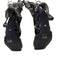 AZALEA WANG Shoe Size 9 Black & Brown PU Leather Upper Snake Print Boots Black & Brown / 9