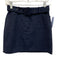 Theory Size 00 Navy Blue Wool Blend High Rise Twill A Line Pockets Skirt Navy Blue / 00