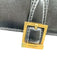 Saint Laurent Black Leather Flap Top Handle Gold Hardware Crossbody Strap Bag Black / Medium