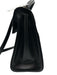 Saint Laurent Black Leather Flap Top Handle Gold Hardware Crossbody Strap Bag Black / Medium