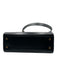 Saint Laurent Black Leather Flap Top Handle Gold Hardware Crossbody Strap Bag Black / Medium