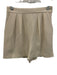 Theory Size 00 Cream White Triacetate Blend Pleated Pockets Shorts Cream White / 00
