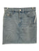 J Brand Size 25 Light Wash Cotton Denim High Rise Distressed Raw Hem Skirt Light Wash / 25