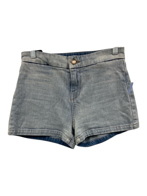 J Brand Size 24 Light Wash Cotton Denim Mid Rise Back Pocket Shorts Light Wash / 24