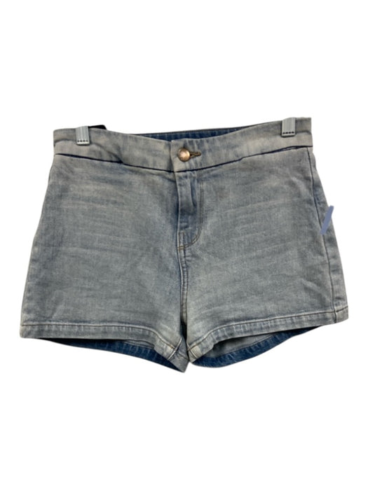 J Brand Size 24 Light Wash Cotton Denim Mid Rise Back Pocket Shorts Light Wash / 24
