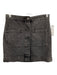 We The Free Size 24 Faded Black Cotton Denim Button Neck Patch Pocket Mini Skirt Faded Black / 24