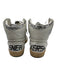 Golden Goose Shoe Size 40 White & Silver Leather Glitter High Top Sneakers White & Silver / 40