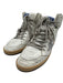 Golden Goose Shoe Size 40 White & Silver Leather Glitter High Top Sneakers White & Silver / 40