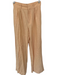 Abercrombie & Fitch Size S Peach Linen Blend Zipper Front Wide Leg Pants Peach / S