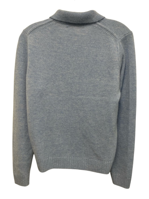 Alex Mill Size Small Light Blue Cashmere Long Sleeve Quarter Button Polo Sweater Light Blue / Small