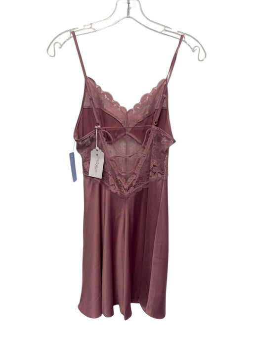 In Bloom by Jonquil Size XS Mauve Pink Nylon Blend Spaghetti Strap Satin Dress Mauve Pink / XS