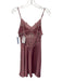 In Bloom by Jonquil Size XS Mauve Pink Nylon Blend Spaghetti Strap Satin Dress Mauve Pink / XS