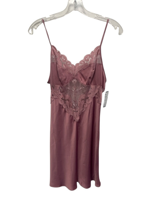 In Bloom by Jonquil Size XS Mauve Pink Nylon Blend Spaghetti Strap Satin Dress Mauve Pink / XS
