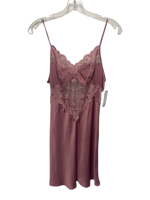 In Bloom by Jonquil Size XS Mauve Pink Nylon Blend Spaghetti Strap Satin Dress Mauve Pink / XS