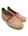 Giuseppe Zanotti Shoe Size 35.5 Pink Leather Upper Zip Detail Slip On Shoes Pink / 35.5