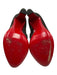 Christian Louboutin Shoe Size 36.5 Dark Brown Leather Suede Almond Toe Booties Dark Brown / 36.5