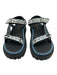 Christian Dior Shoe Size 36 Blue, White, Black Leather & Textile Velcro Sandals Blue, White, Black / 36