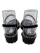 Jimmy Choo Shoe Size 35.5 Black & Silver Leather Foam Sole Studded Sandals Black & Silver / 35.5