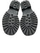 Jimmy Choo Shoe Size 35.5 Black & Silver Leather Foam Sole Studded Sandals Black & Silver / 35.5