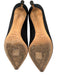 Jimmy Choo Shoe Size 35.5 Black Leather Cut Out Scalloped Edge Pointed Toe Pumps Black / 35.5