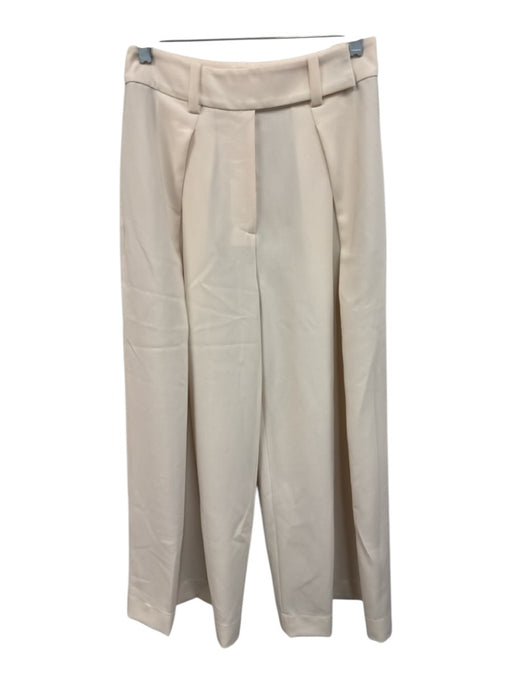 Favorite Daughter Size 4 Ivory White Polyester Blend High Rise Pleated Pants Ivory White / 4