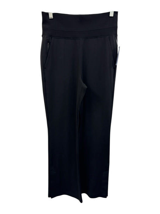 Athleta Size XS Black Stretch Waist Pockets Ribbed split hem Pants Black / XS