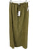 We Wore What Size XS Green Yellow Linen Blend Elastic Drawstring Waist Skirt Green Yellow / XS