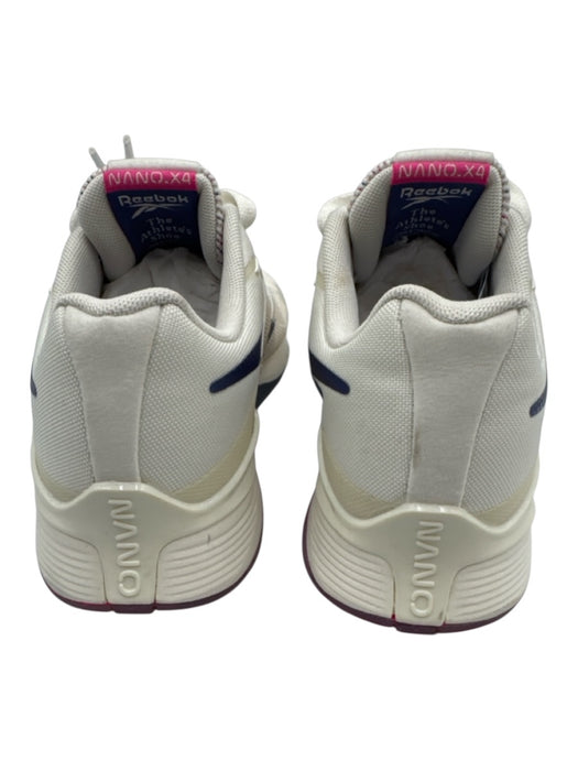 Reebok Shoe Size 6 Pink, Blue, White Synthetic Lace Up Mesh Low Top Sneakers Pink, Blue, White / 6
