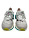 Hoka Shoe Size 11 Gray, White, Blue Nylon Blend Rubber Sole Color Block Sneakers Gray, White, Blue / 11