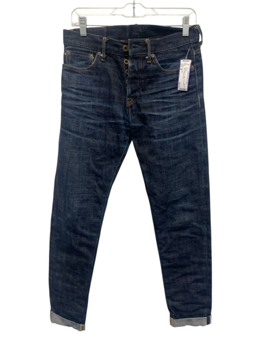 Japan Blue Size 28 Dark Wash Cotton Solid Skinny Jean Men's Pants Dark Wash / 28