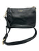 Kate Spade Black Pebble Leather Gold hardware Zip Top Crossbody Bag Black / S