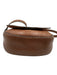 Frye Brown Leather Magnetic  Flap Brass Hardware Crossbody Bag Brown / XS