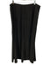 Eileen Fisher Size XL Black Silk Back Zip Midi Skirt Black / XL