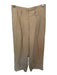 MNG Size 2 Khaki Viscose & Polyester Zip Fly Trouser Pockets Pants Khaki / 2