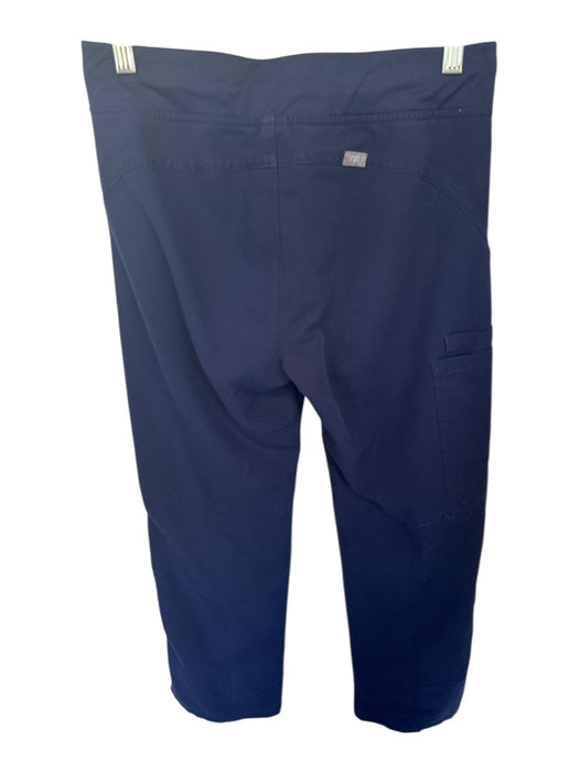 Figs Size XS/P Navy Polyester Blend Drawstring Waist Pockets Scrubs Pants Navy / XS/P