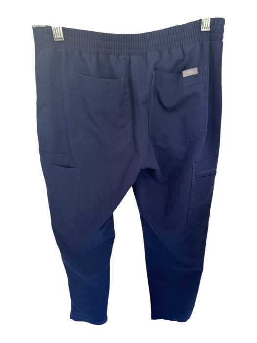 Figs Size XS/P Navy Polyester Blend Drawstring Waist Pockets Scrubs Pants Navy / XS/P