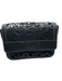 Tous Black Vegan Leather Cut Outs Front Flap Crossbody Bag Black / M