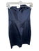 Guess Size 6 Navy Acetate Strapless Boning Belted Dress Navy / 6