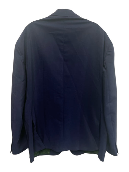 Sid Mashburn Navy Blue Wool Solid 2 Button Men's Blazer Navy Blue / 64