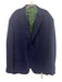 Sid Mashburn Navy Blue Wool Solid 2 Button Men's Blazer Navy Blue / 64