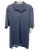 Peter Millar Size L Blue & Purple Synthetic X's Polo Athleisure Short Sleeve Blue & Purple / L