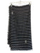 Tory Burch Black & White No Fabric Tag Chain Print Rope print Frayed Edges scarf Black & White