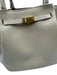 DeMellier Beige Leather Snap Detail Magnetic Snap Closure Removable Strap Bag Beige / Midi