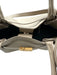 DeMellier Beige Leather Snap Detail Magnetic Snap Closure Removable Strap Bag Beige / Midi